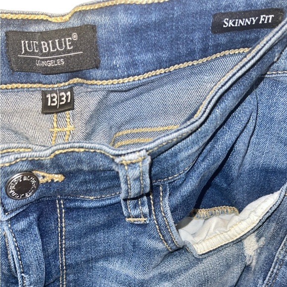 Judy Blue Los Angeles Skinny Fit 13/31 Distressed Jeans - Picture 3 of 6